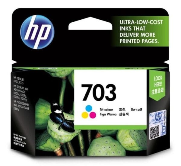 HP 703 Tri Color Original Ink Cartridge