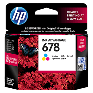 HP 678 Tri-color Original Ink Advantage Cartridge