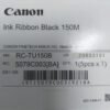 Canon Ink Ribbon Cassette Black 150m RC-TU150B Roll