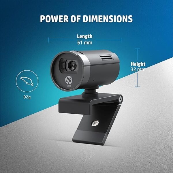 HP w100 480P Digital Webcam with Built-in Mic