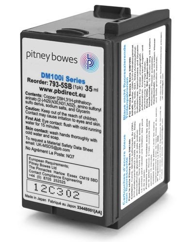 Pitney Bowes DM100i Series 793 5SB Blue Ink Cartridge