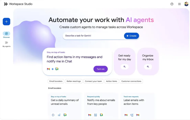 AI Agents with Google Workspace Studio
