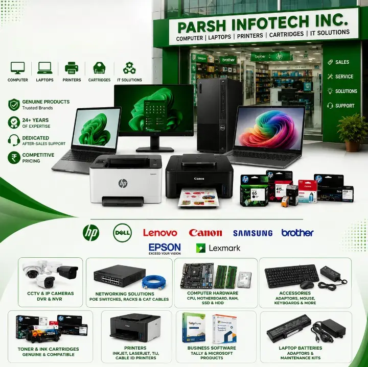 Computers, Laptops & Cartridges Store 4 Parsh Infotech Inc - Computer, Laptop & Cartridges Store (Computer Store) in Bhikaji Cama Place, New Delhi