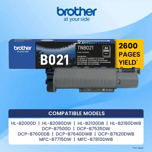 Brother TN B021 Original Toner Cartridge
