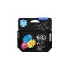 HP 683 Tri Color Ink Advantage Cartridge